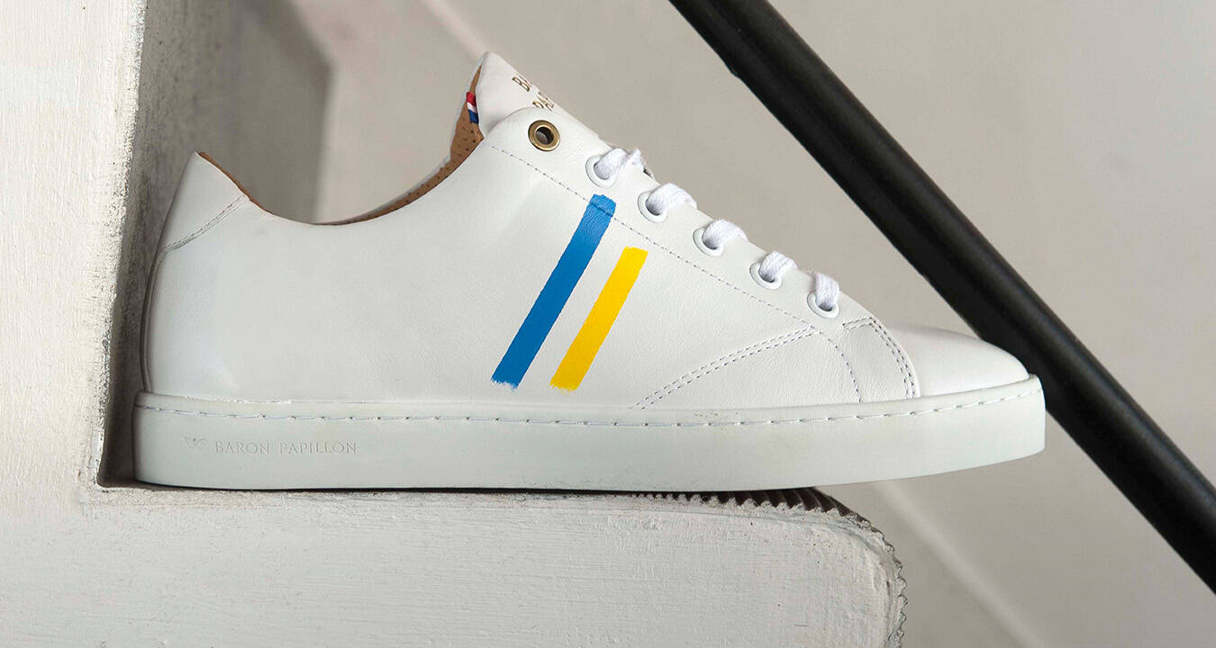 sneakers Basse Bleu/Jaune Ukraine